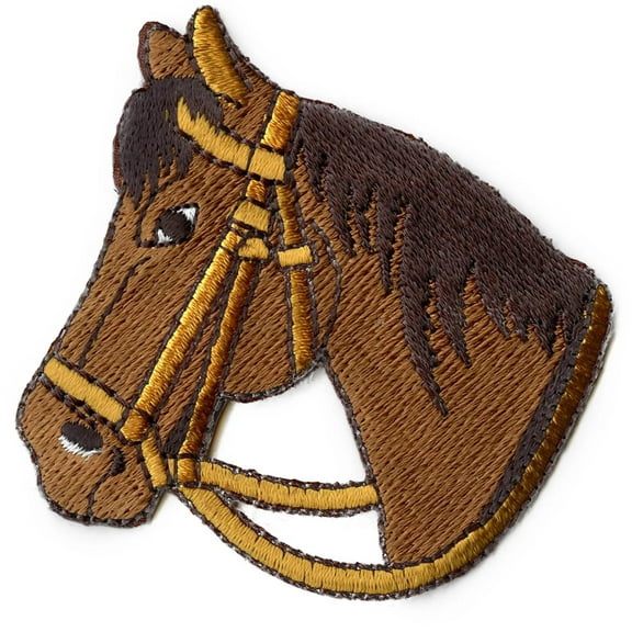 Wrights Iron-On Applique-Brown Horse