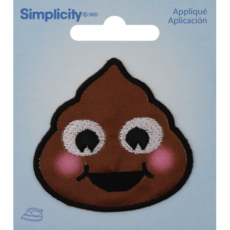 Wrights Iron-On Applique-Funny Frosting Emoji