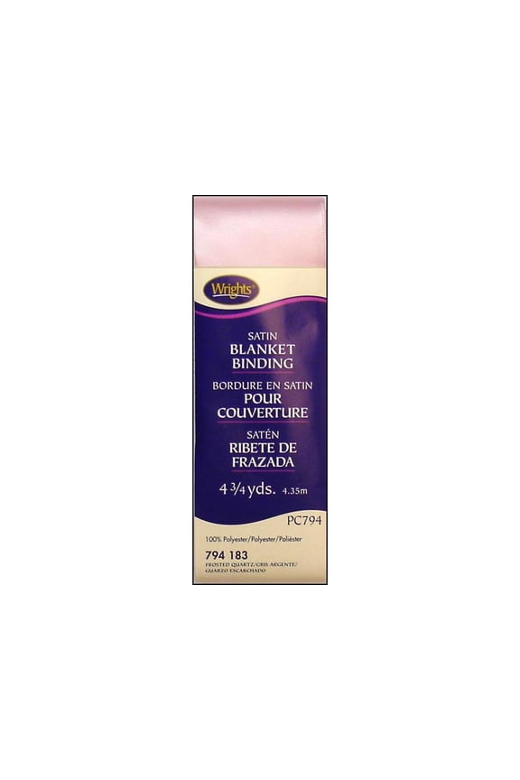 Polyester Quartz Blanket Binding, 4.75 Yd.