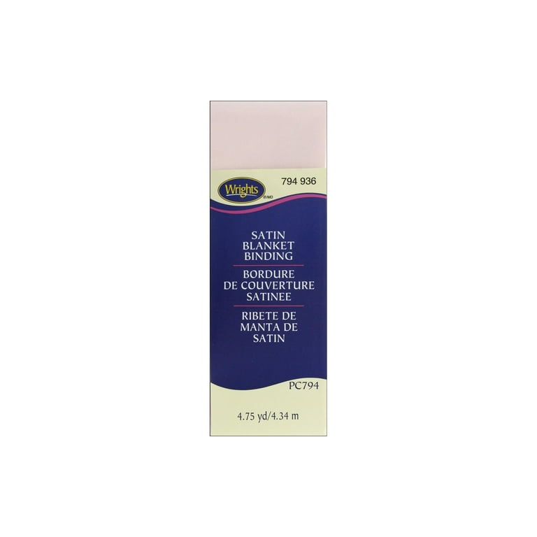 Wrights Satin Blanket Binding 4.75yd Rosewater Walmart
