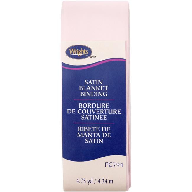 Wrights Satin Blanket Binding 4.75yd Rosewater
