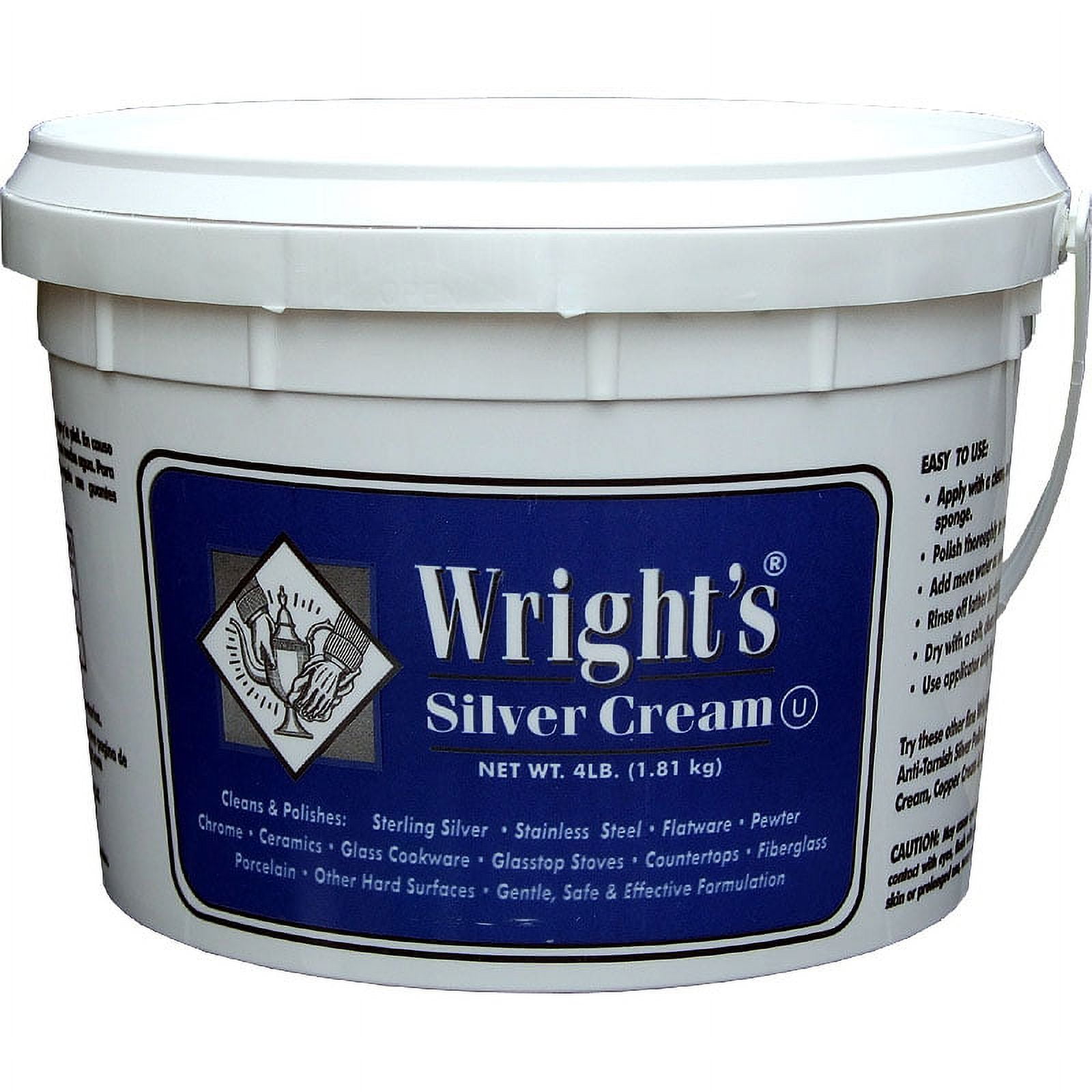 Wrights Silver Cream 4lb tub