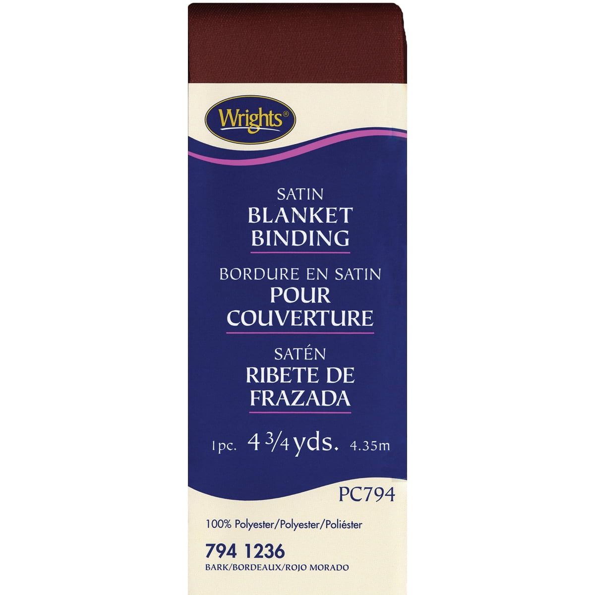 Wrights-Single Fold Satin Blanket Binding