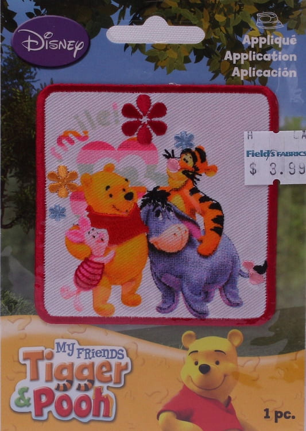 Iron on Anime Winnie the Pooh Applique Heat Transfer Appliques Bear Vinyl  Washable Patches Stickers for