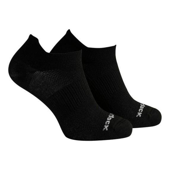 Wrightsock Unisex Coolmesh II Tab Socks Black - 803-BLK BLACK