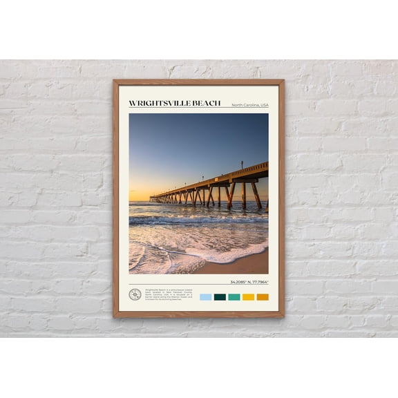 Wrightsville Beach Photography Wall Art Print North Carolina Decor