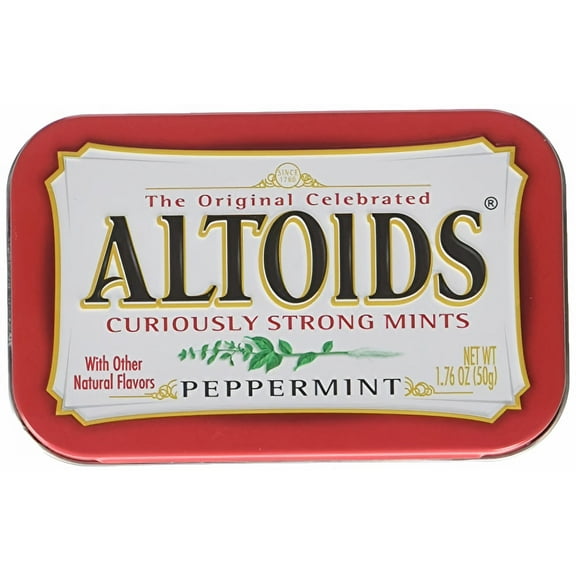 Wrigley Curiously Strong Mints 1.76 Oz. Tin (Pack of 12)