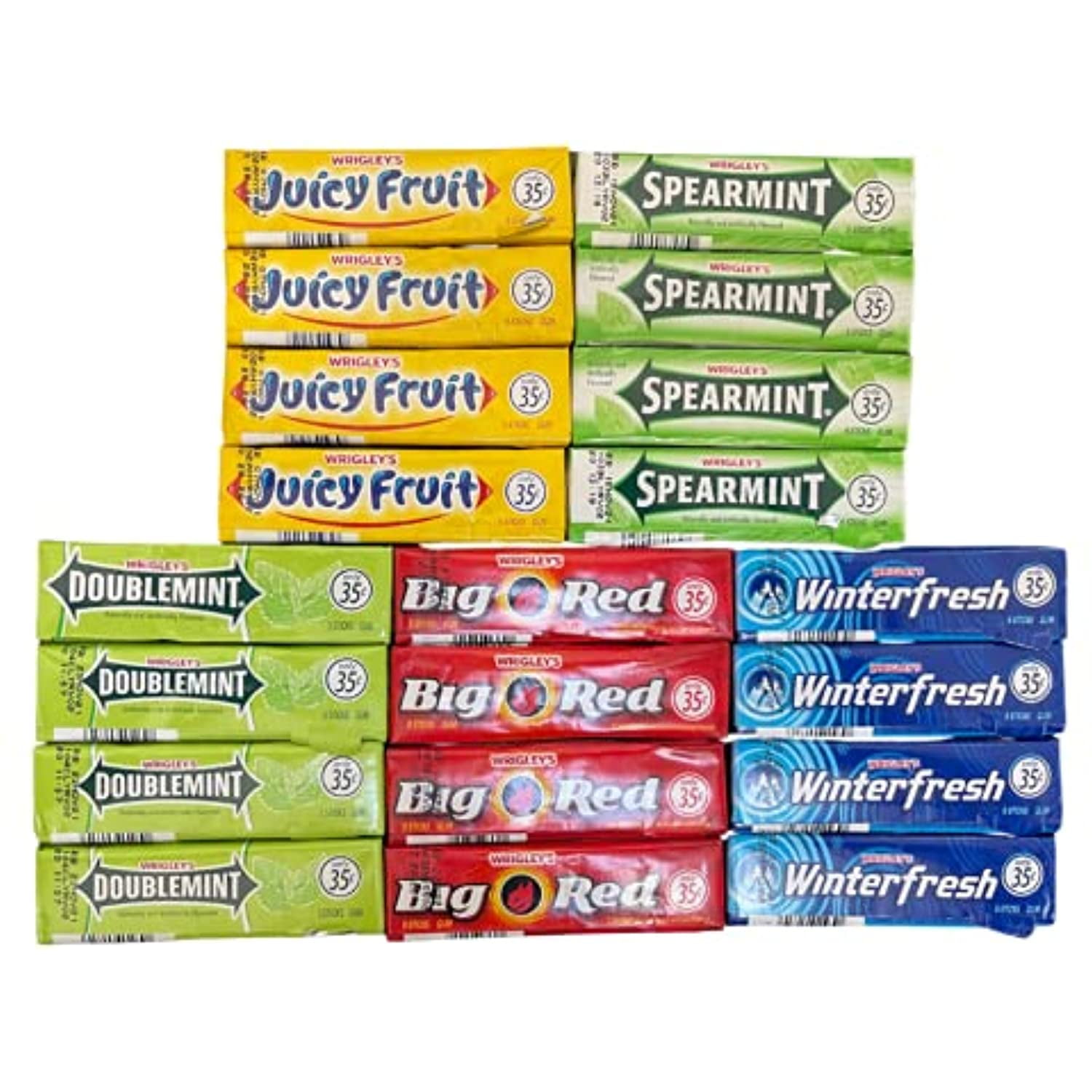 Wrigley Doublemint, Spearmint, Juicy Fruit, Big Red, Winterfresh ...