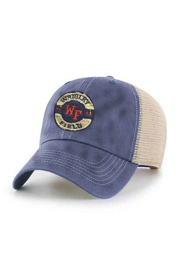 Wrigley Field Adjustable Circular Snapback Trucker Cap by ThirtyFive55