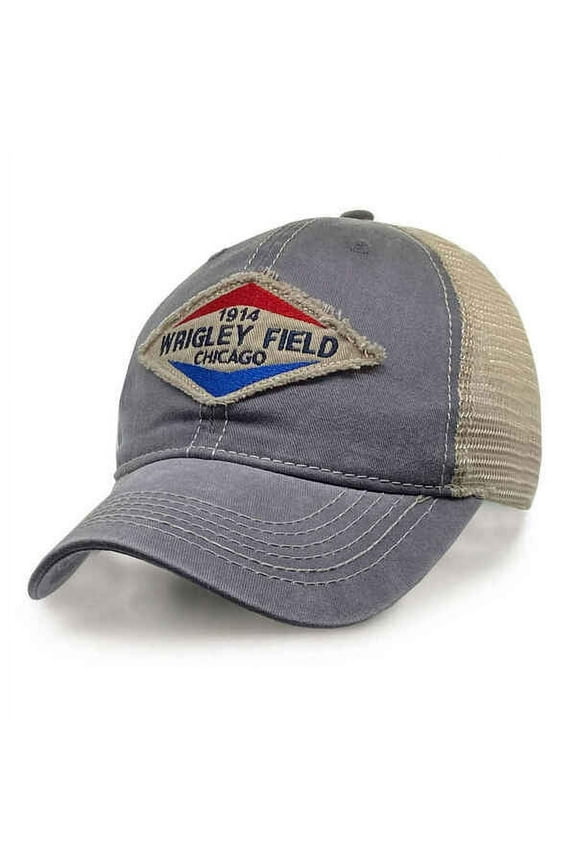 Wrigley Field Adjustable 'Gas Station' Snapback Trucker Cap by ThirtyFive55
