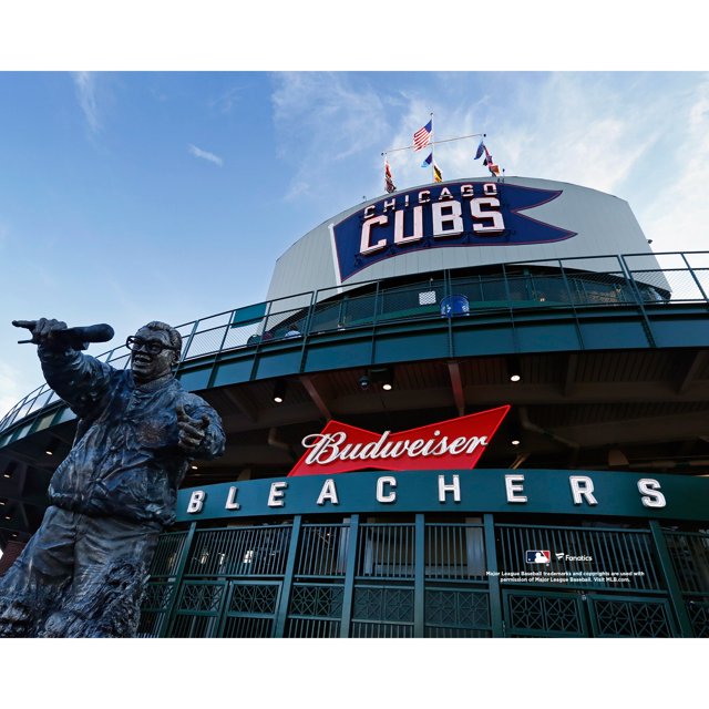 Wrigley Field Chicago Cubs Unsigned Bleacher Entrance Close Up With
