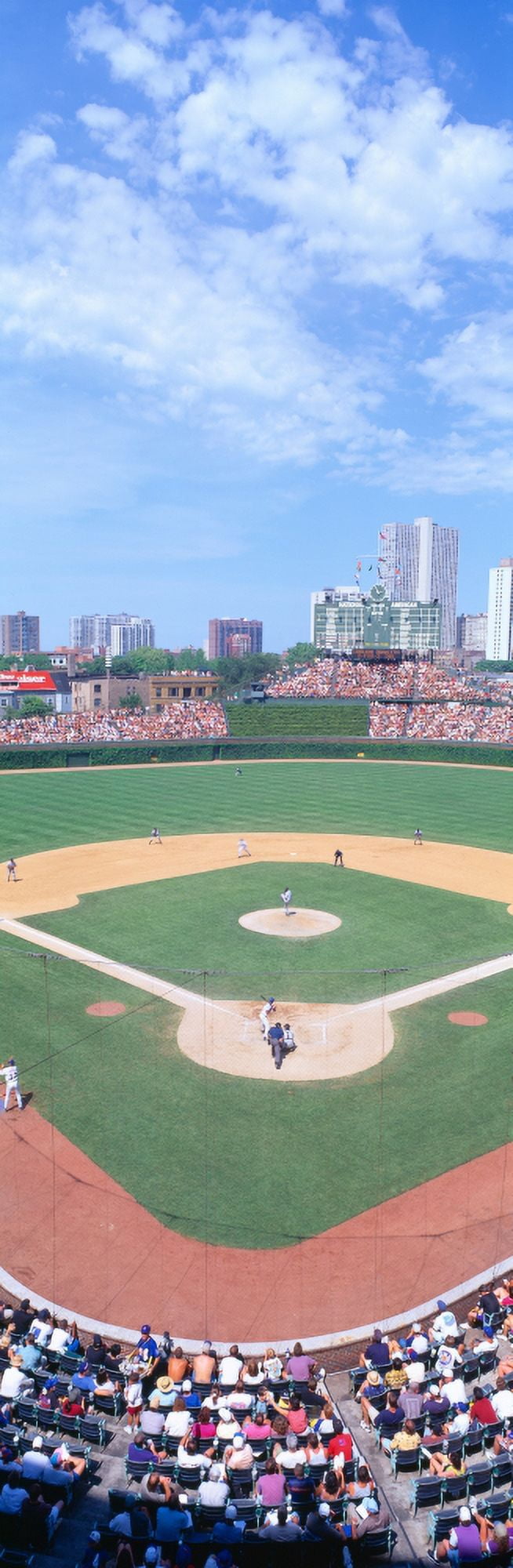 Wrigley Field Chicago Cubs v Rockies Illinois Canvas Art - Panoramic Images (27 x 9)