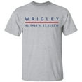 thumbnail image 1 of Wrigley Field Coordinates T-Shirt, 1 of 2