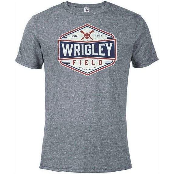 Wrigley Field Denim Heathered Plaza Shirt by ThirtyFive55