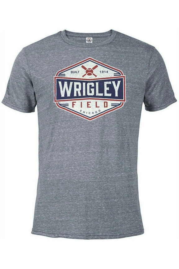 Wrigley Field Denim Heathered Plaza Shirt by ThirtyFive55