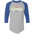 thumbnail image 1 of Wrigley Field Diamond Era Raglan 3/4-Sleeve Shirt, 1 of 2