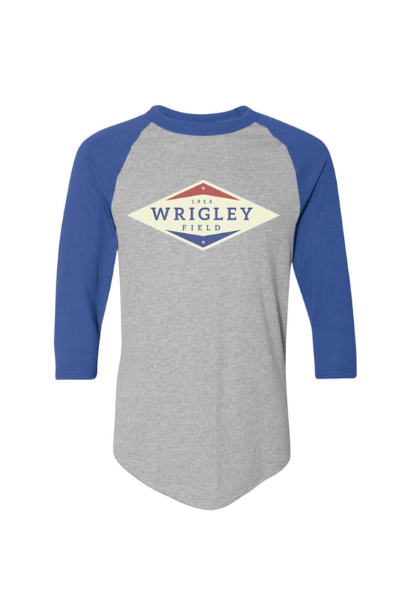 Wrigley Field Diamond Era Raglan 3/4-Sleeve Shirt
