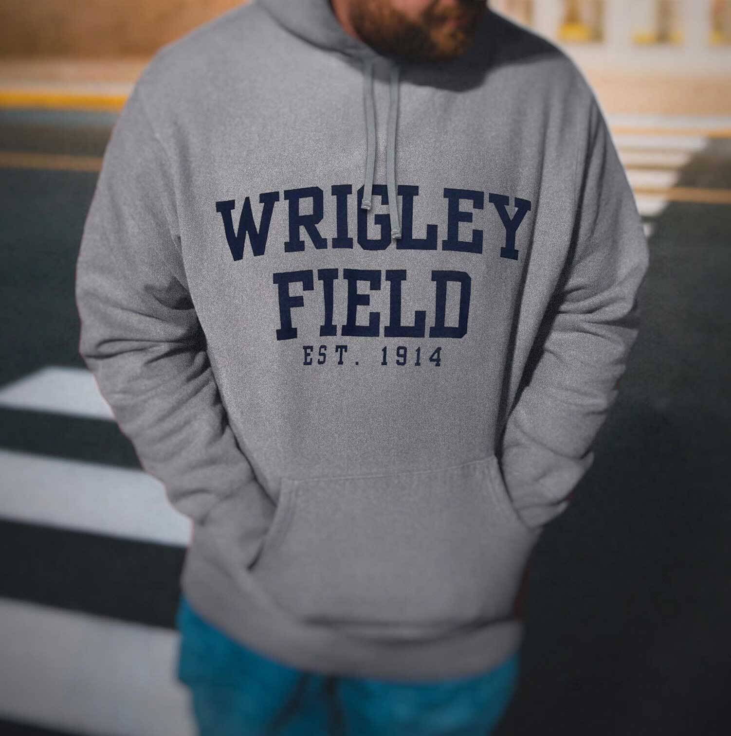 Wrigley Field Gray Core Hooded Sweatshirt Walmart Business