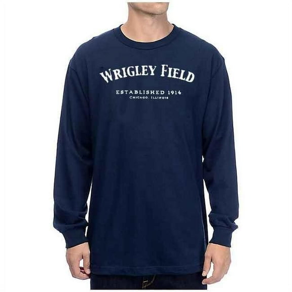 Wrigley Field 'Established 1914' Long Sleeve T-Shirt by ThirtyFive55