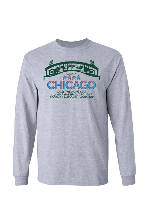 Wrigley Field Landmark Long Sleeve T-Shirt