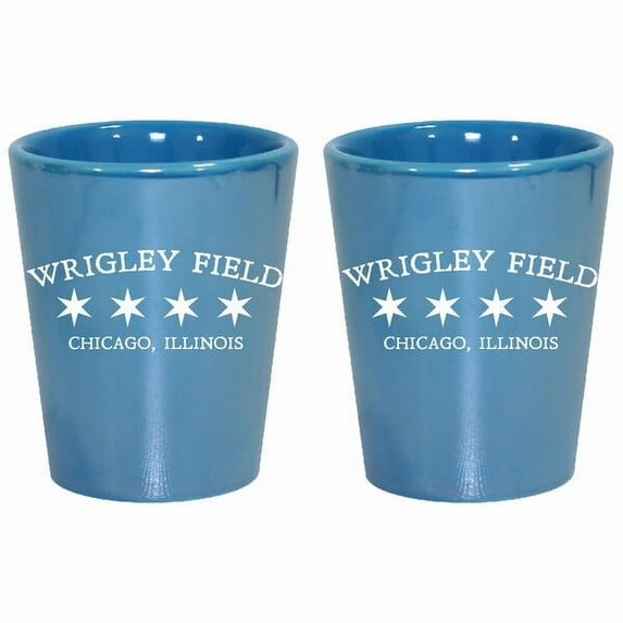Wrigley Field Lustre Shot Glass (Set of 2)