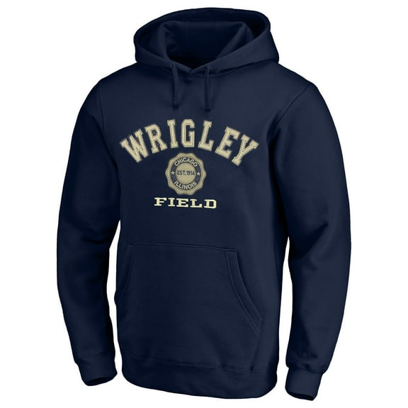 Wrigley Field Navy Hoodie by ThirtyFive55