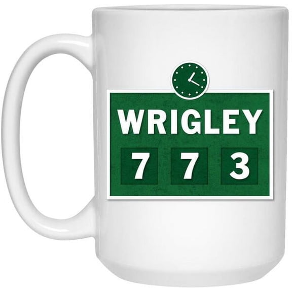 Wrigley Field Outfield Area Code Mug