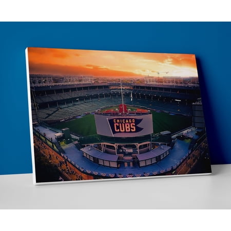 Wrigley Field Poster or Wrapped Canvas