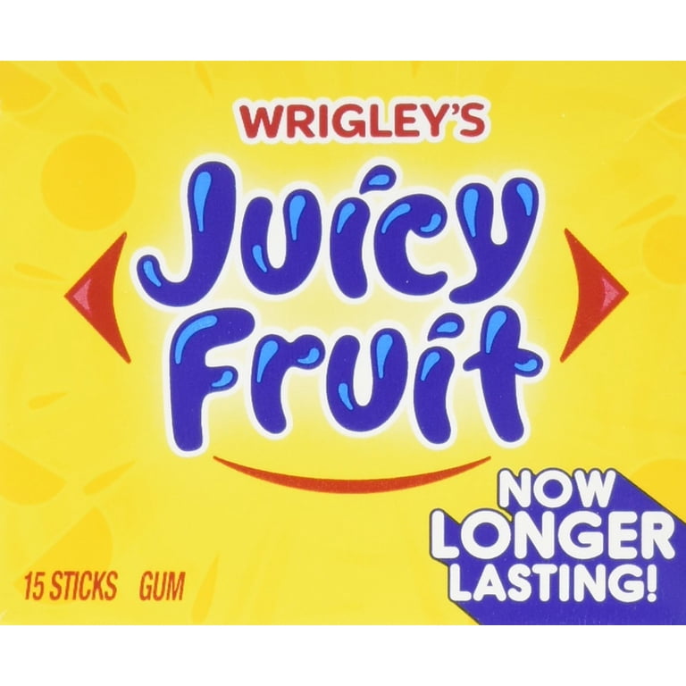 Wrigley - Juicy Fruit, Slim, 15 stick pack, 10 count - Walmart.com