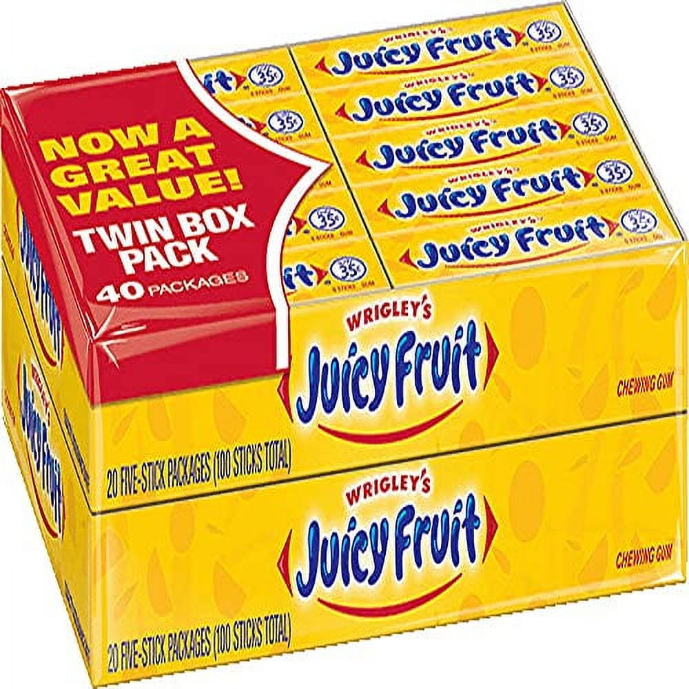 Wrigley S Juicy Fruit Gum (5 Ct., 40 Pks.) Wholesale, Cheap, Discount