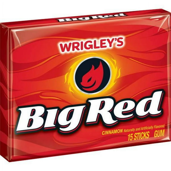 Wrigley Single Serve Big Red Gum Case, 120 Packs