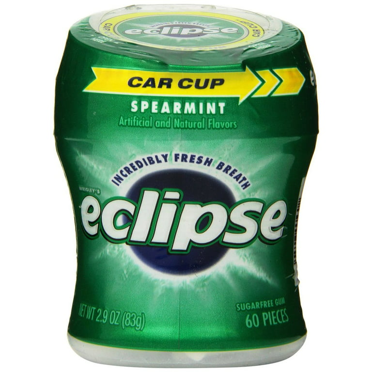 Wrigley Spearmint Big E Pack Eclipse Gum - Tray, 4 per pack -- 4 packs per  case. 