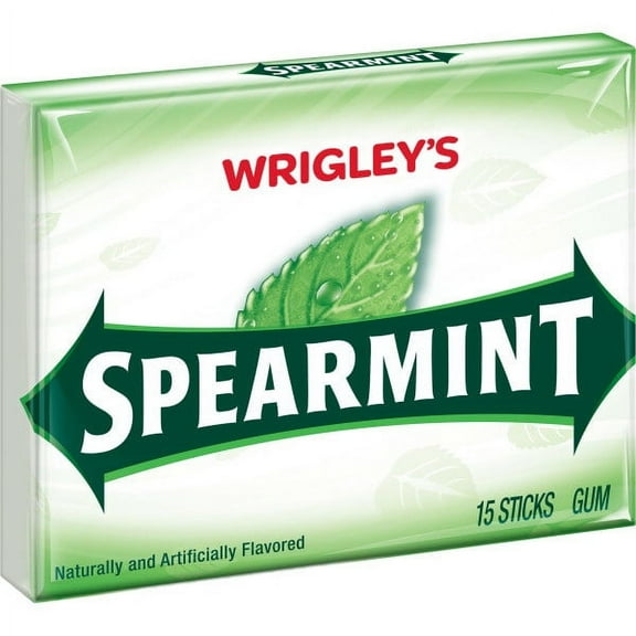 Wrigley's 21734 Wrigley`S Spearmint 15 Stk 10Ct 12/Cs
