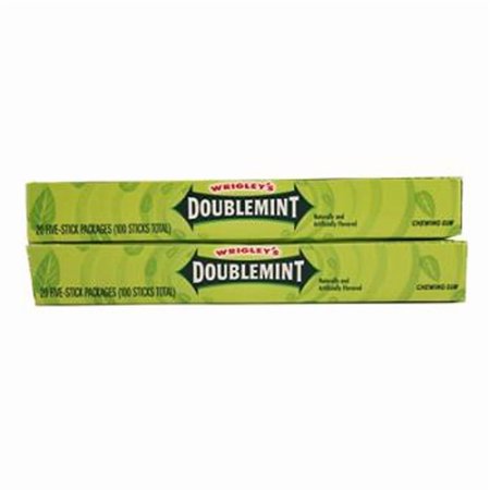 Wrigley's Doublemint Chewing Gum, 5-Piece Pack (40 Packs)
