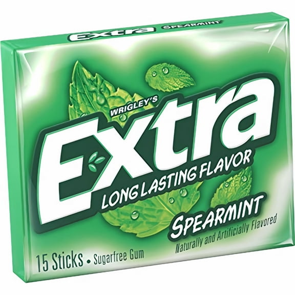Wrigley's Extra Spearmint Sugarfree Gum (Pack of 5)