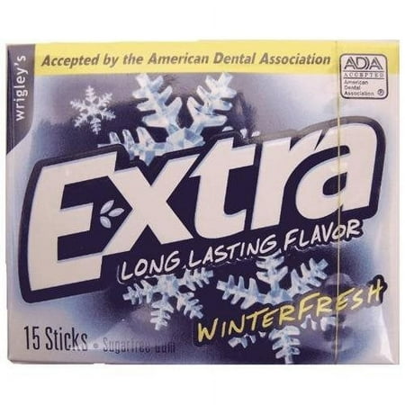 Wrigley's Extra Winterfresh Sugar-Free Gum (Pack of 3)