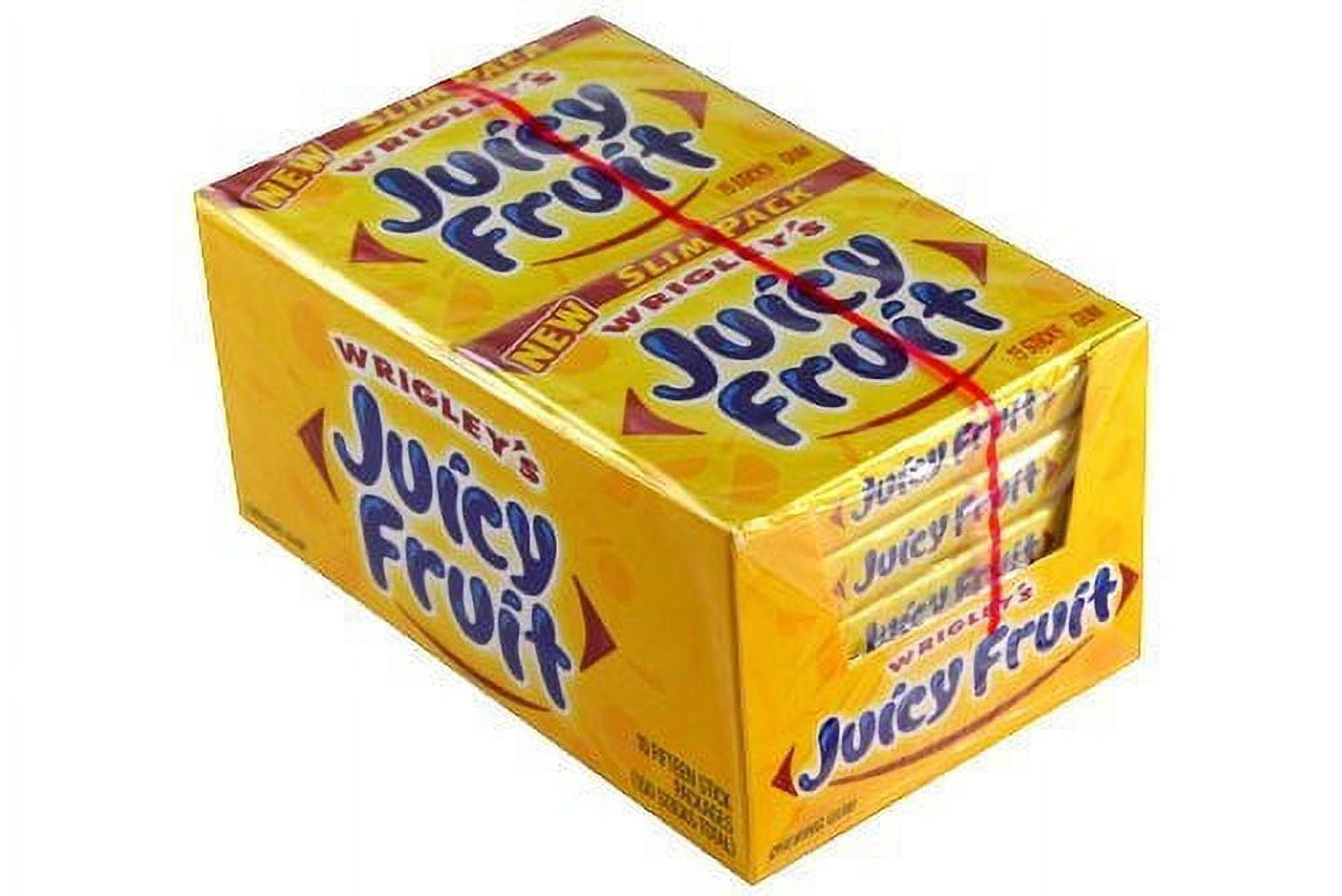 Wrigley's Original Juicy Fruit Chewing Gum, 10 Packs with 15