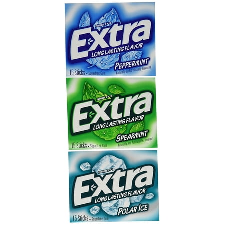 Wrigleys Extra 20 Pack Sugar Free Gum - Mint Variety Box