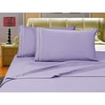 thumbnail image 1 of 1500 Series 4-Piece Bed Sheet Sets, Deep Pockets - Wrinkle Free & Fade Resistant Queen, Lilac, 1 of 5