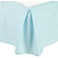 thumbnail image 1 of Wrinkle & Fade Resistant Bed Skirt Dust Ruffle California King Aqua, 1 of 1