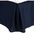 thumbnail image 1 of Elegant Comfort1500 Series Wrinkle & Fade Resistant Bed Skirt / Dust Ruffle - Pleated Tailored 14inch Drop, California King, Navy Blue, 1 of 1