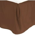 thumbnail image 1 of Wrinkle & Fade Resistant Bed Skirt Dust Ruffle Queen Taupe, 1 of 1