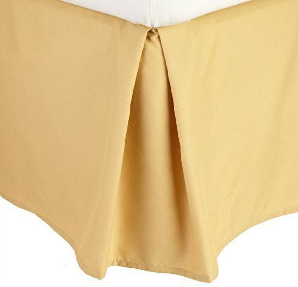 Wrinkle & Fade Resistant Bed Skirt Dust Ruffle Twin Camel-Gold