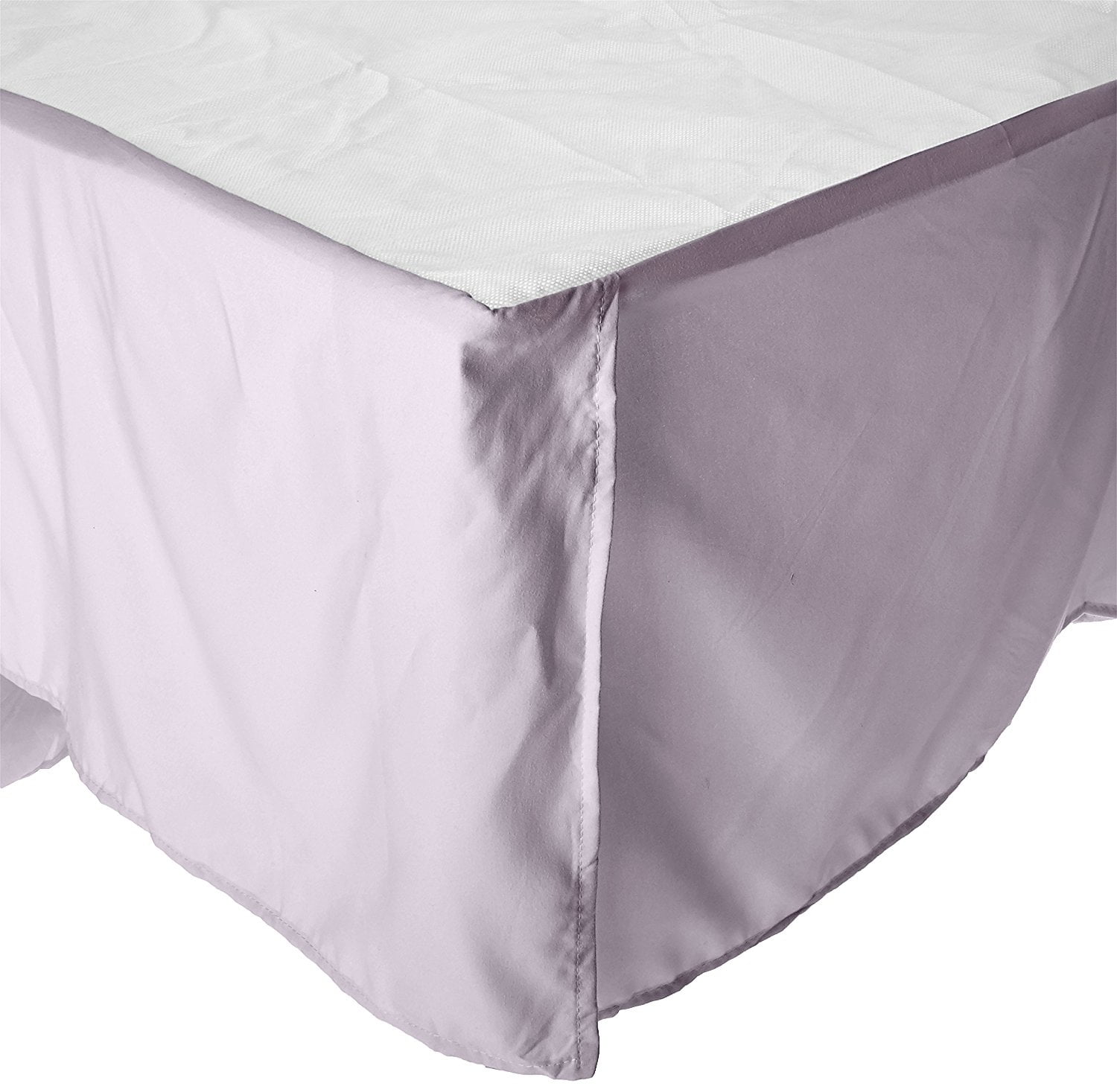 Wrinkle & Fade Resistant Bed Skirt Dust Ruffle Twin Lilac