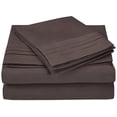 thumbnail image 1 of Wrinkle-Free 3-Line Embroidery Sheet Set Charcoal / Cal King, 1 of 1