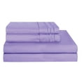 thumbnail image 1 of Wrinkle Free 4 Piece Bed Sheet Set Microfiber Deep Pocket up to 16 inch, King, Lilac, 1 of 4