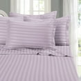 thumbnail image 1 of Wrinkle-Free 6-Piece STRIPE Sheet Set, King, Lilac, 1 of 1