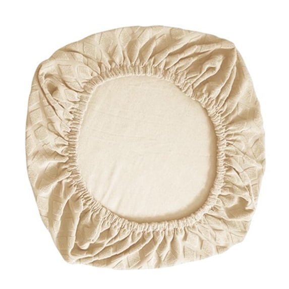 Wrinkle Free Chair Covers Padded Chair Seat Covers Soft Dining Chair Seat Covers New Beige