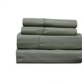 thumbnail image 1 of Wrinkle-Free Cotton Blend Sheets Striped 650 Thread Count - King - Sage, 1 of 2