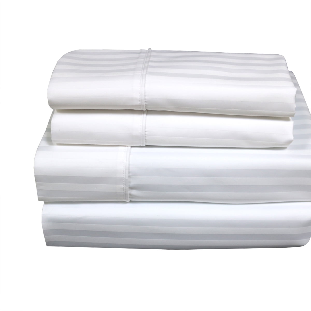 Wrinkle Free Cotton Sheets Striped 650 Thread count Collection Easy